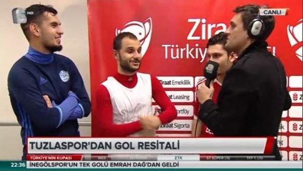 Tuzlasporlu oyuncular Galatasaray galibiyetini değerlendirdi