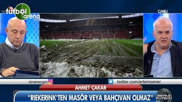 Ahmet Çakar'dan Riekerink'e: 'Utanmıyor musun sen?'