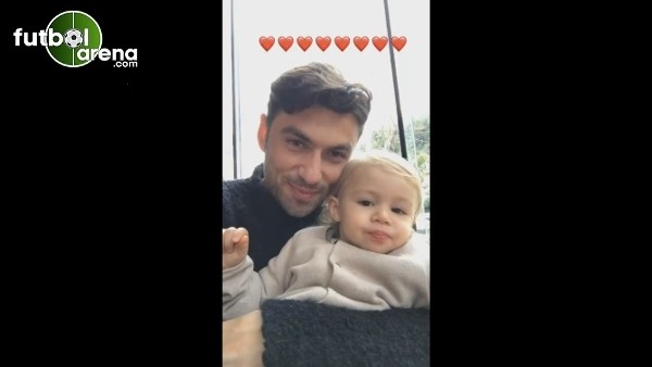 Burak Yılmaz'ın kızı Nazlı ile geçirdiği keyifli anlar