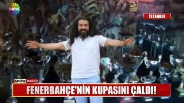 Trabzonspor taraftarı Fenerbahçe müzesinden kupa çalmaya kalkıştı