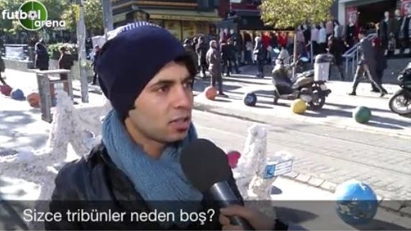 Sizce tribünler neden boş?