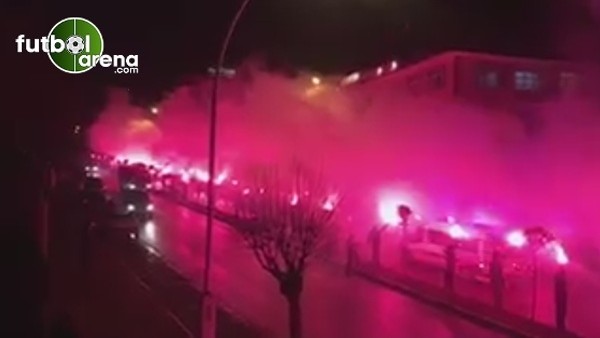 Galatasaray'a Karabük'te çoşkulu karşılama