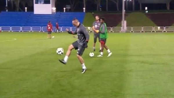 Ribery antrenmanda döktürdü