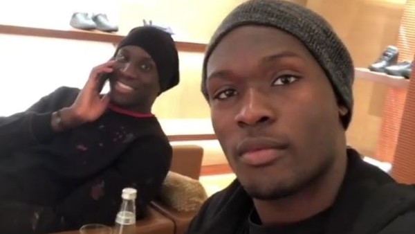 Sow ve Demba Ba'nın kahve keyfi