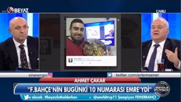 Ahmet Çakar: 'Fenerbahçe'nin bugünki 10 numarası Emre'ydi'