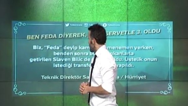 Samet Aybaba: 'Ben FEDA diyerek, Bilic servetle 3. oldu'