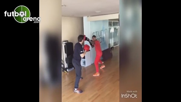 Quaresma'nın boks antremanı