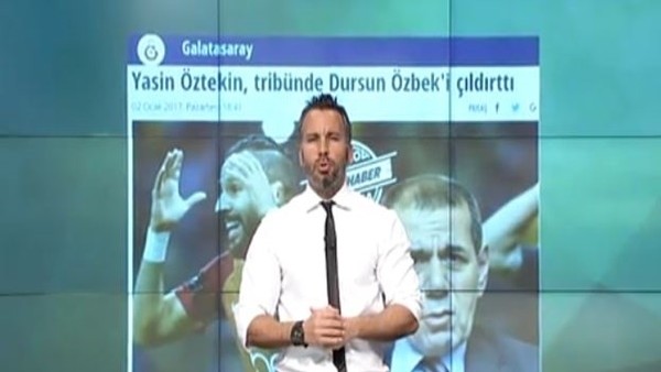 Haftanın En Çok okunan Haberi - Yasin Öztekin, Dursun Özbek'i çıkdırttı