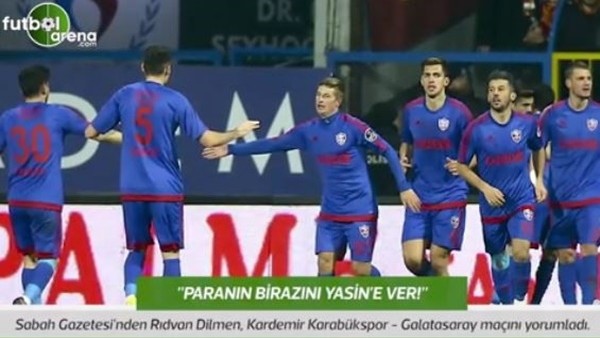 Rıdvan Dilmen: 'Paranın birazını Yasin'e ver!'