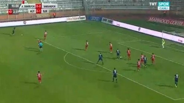 Pote'nin uzatmalarda Samsunspor'a attığı gol
