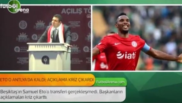 Fikret Orman ile Ali Şafak Öztürk arasında Samuel Eto'o polemiği