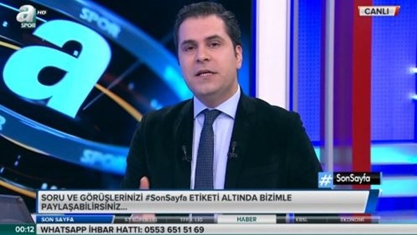A Spor, Ömer Ali Şahiner haberini geri çekti