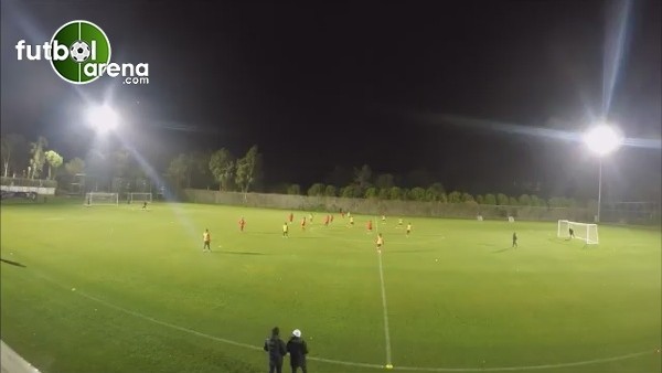 Boluspor takımının antremanında elektrikler gitti