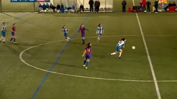 Barceloanalı gençten Messi golü