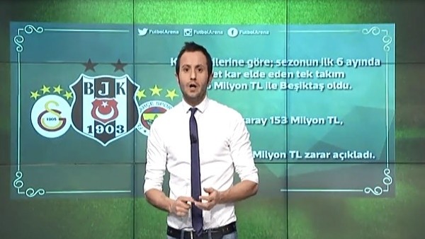 3 büyükler arasında tek kar elde eden takım Beşiktaş