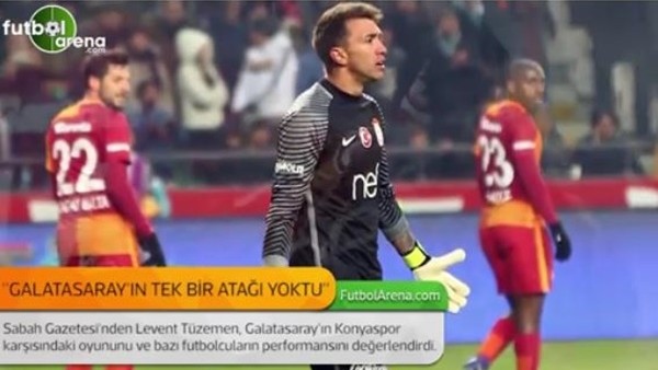 Levent Tüzemen: 'Galatasaray'ın tek bir atağı yoktu.'