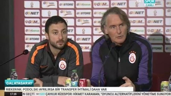 Riekerink: 'Gönlüm Podolski'nin kalmasından yana'