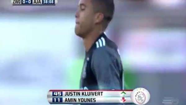 Kluivert'ın oğlu şov yaptı