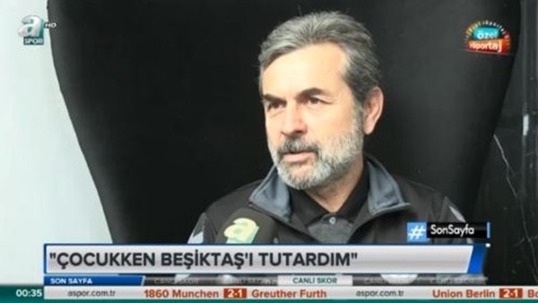 Aykut Kocaman: 'Çocukken Beşiktaş'ı tutardım'