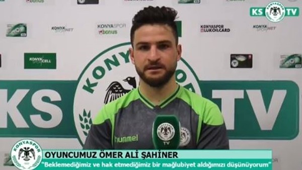 Ömer Ali Şahiner:  'Hak etmediğimiz bir mağlubiyet aldığımızı düşünüyorum'