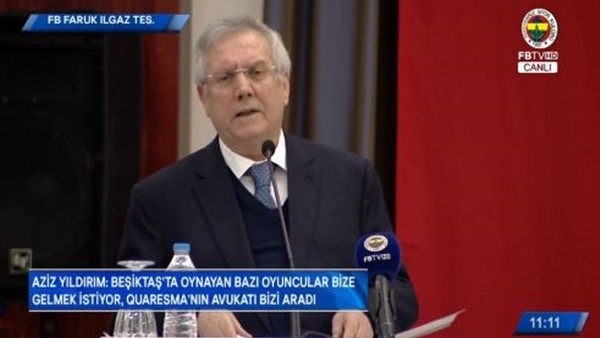 Aziz Yıldırım'dan Mehmet Ekici açıklaması
