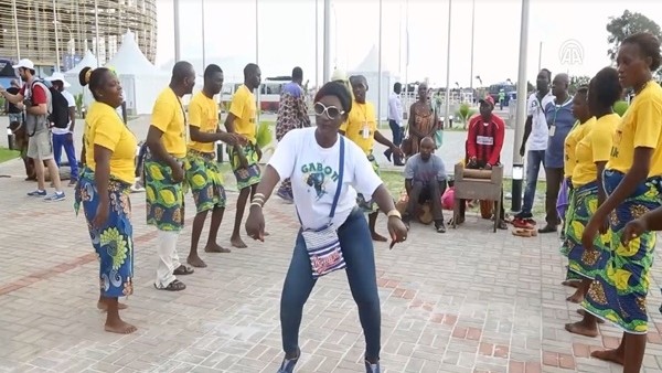 2017 Afrika Uluslar Kupası - Taraftarlar geleneksel danslarıyla takımlarına destek oldu