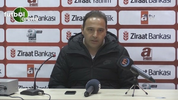 Boluspor'un teknik direktörü Fuat Çapa'nın açıklamaları