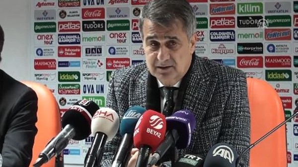 Şenol Güneş'in Aytemiz Alanyaspor maçı sonrası açıklamaları