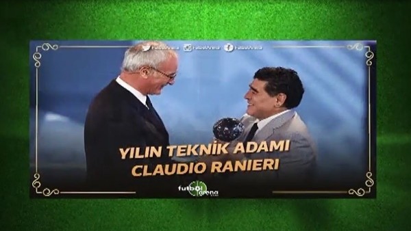 FIFA yılın teknik direktörü Claudio Ranieri
