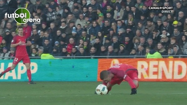 Verratti'ye ilginç sarı kart