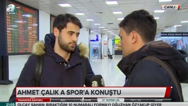 Ahmet Çalık: 'Hayallerimi süsleyen kulübe geldiğim için çok mutluyum'