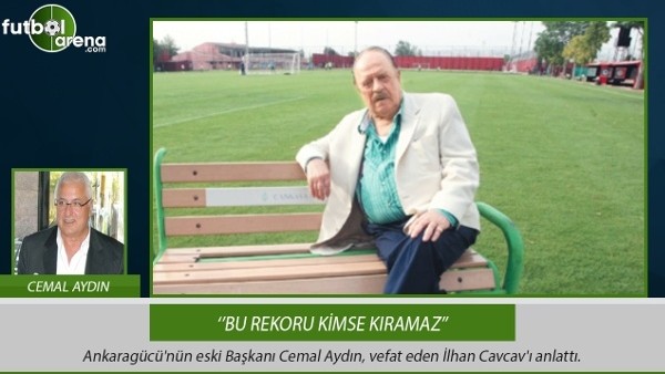 Cemal Aydın: ''Bu rekoru kimse kıramaz.''