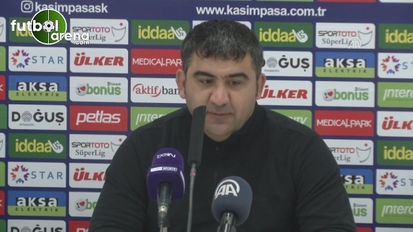 Gençlerbirliği Teknik Direktörü Ümit Özat'ın açıklamaları