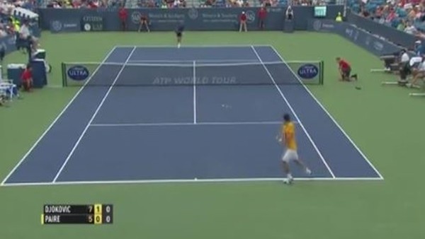 Novak Djokovic'in zor anları!