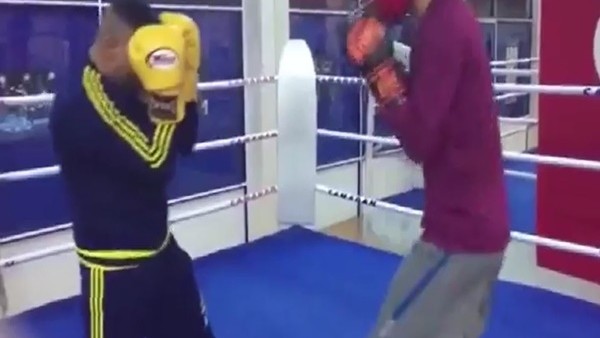 Neustadter'in boks antrenmanı