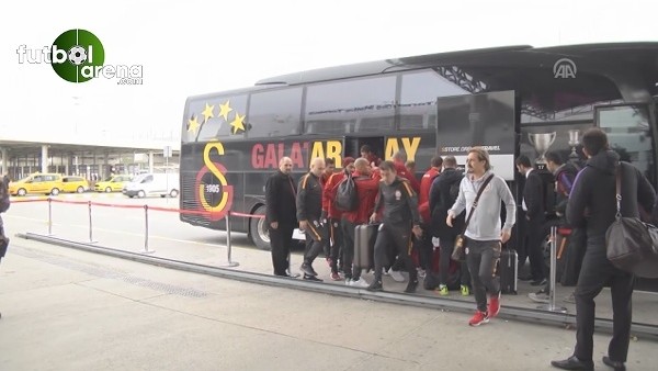 Galatasaray kafilesi, Suudi Arabistan'a gitti.