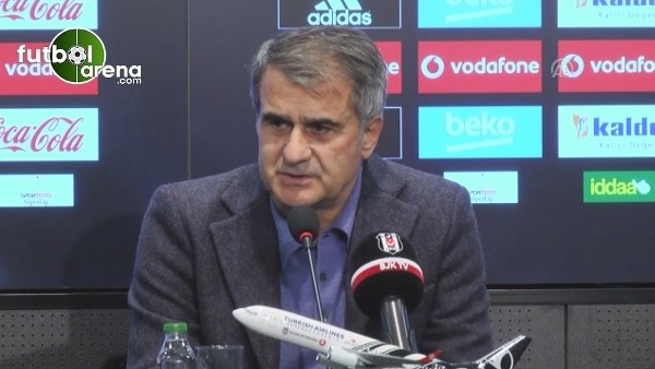 Beşiktaş Teknik Direktörü Şenol Güneş'in açıklamaları