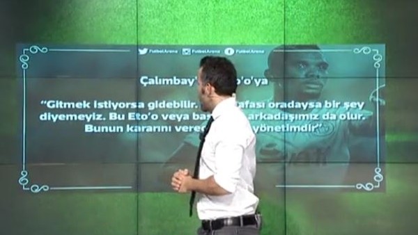 Rıza Çalımbay'dan Samuel Eto'o açıklaması