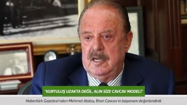 Mehmet Atalay: 'Kurtuluş uzakta değil, alın size Cavcav modeli.'