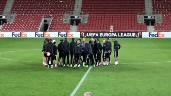 Beşiktaş, Beer-Sheva'da son antrenmanını yaptı