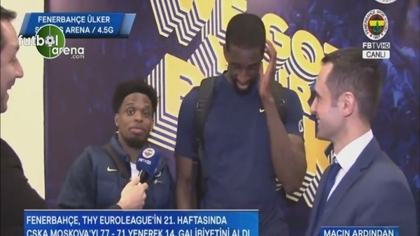 Ekpe Udoh ve Bobby Dixon'dan Fenerbahçe taraftarına: "Adamsın."