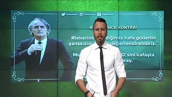 Muhabirden Riekerink'e kontra