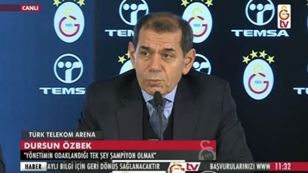 Dursun Özbek'ten Riekerink açıklaması