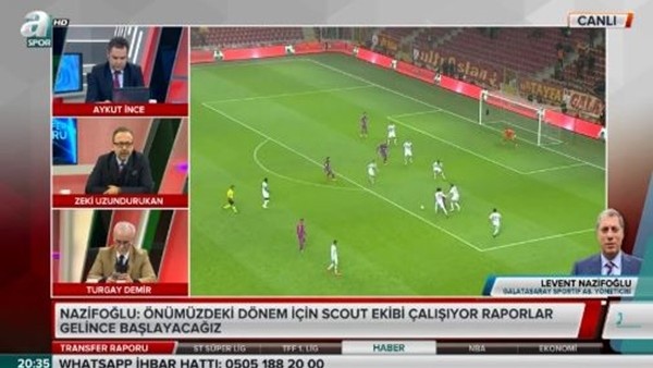 Levent Nazifoğlu'dan Bruma, Muslera, Fenerbahçe ve transfer açıklaması
