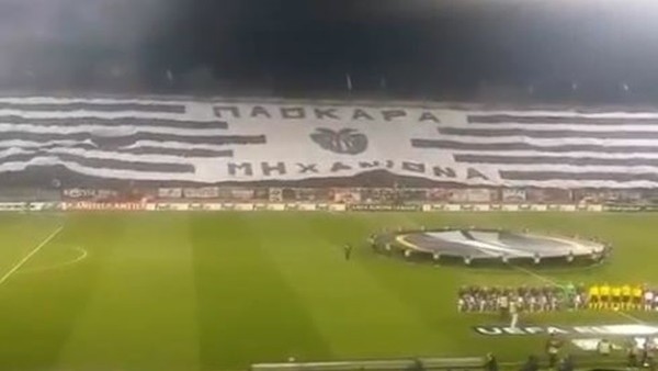 PAOK - Schalke maçında tribünler