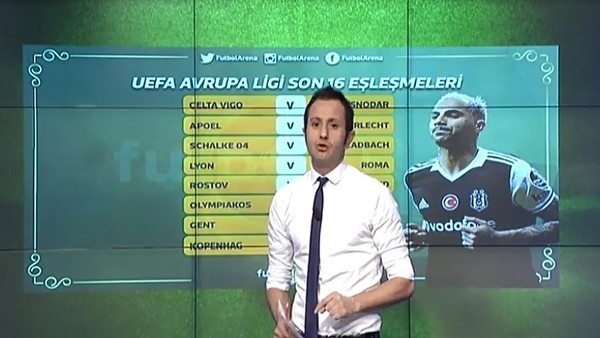 UEFA Avrupa Ligi son 16 turu eşleşmeleri