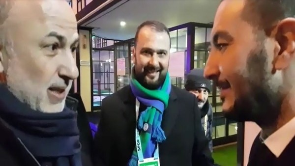 Çaykur Rizespor Başkanı Metin kalkavan ve yorumcu Necati Ateş arasındaki konuşma
