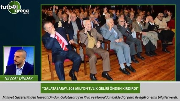 Nevzat Dindar: 'Galatasaray, 508 milyon TL'lik geliri önden kırdırdı.'