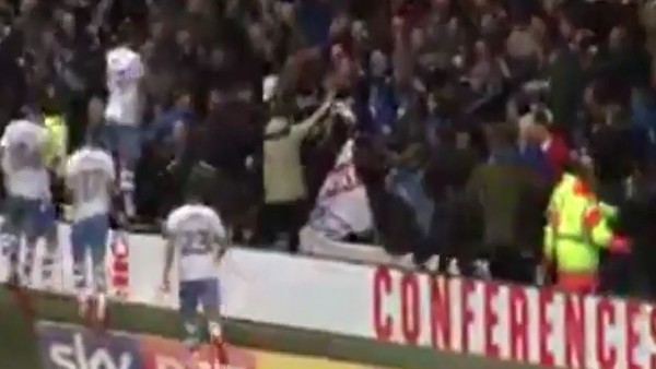 İnanılmaz gol, çılgın sevinç!