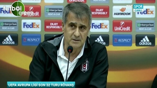 Şenol Güneş: ''İşin sadece ilk yarısını bitirdik.''